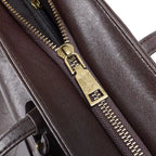 Gexo Luxury Genuine Leather Tote Bag for Work, Travel and Daily Use