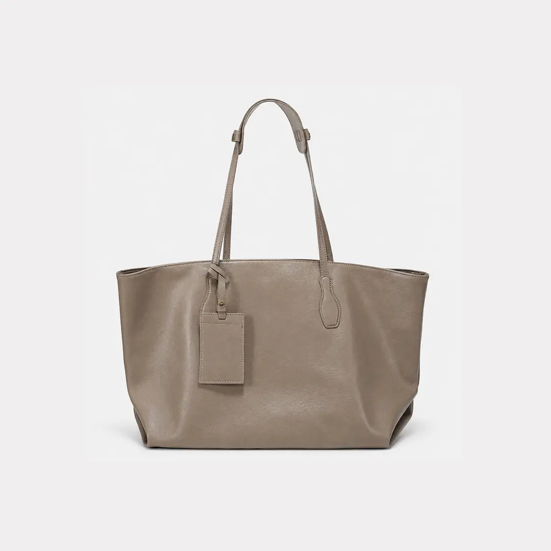 Gexo Luxury Genuine Leather Tote Bag for Work, Travel and Daily Use