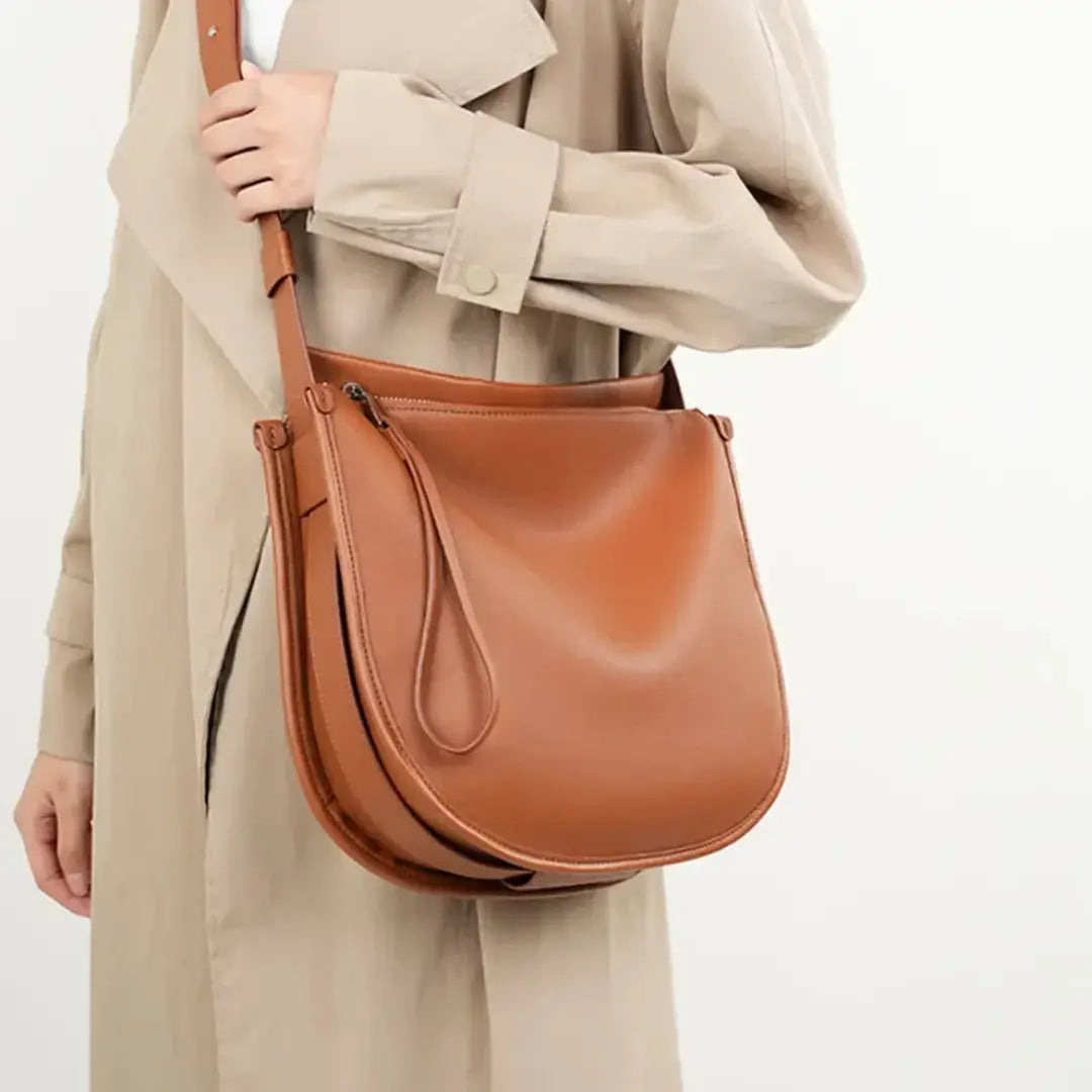 Gexo Minimalist Hobo Shoulder Bag, Adjustable Everyday Handbag
