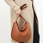 Gexo Minimalist Hobo Shoulder Bag, Adjustable Everyday Handbag