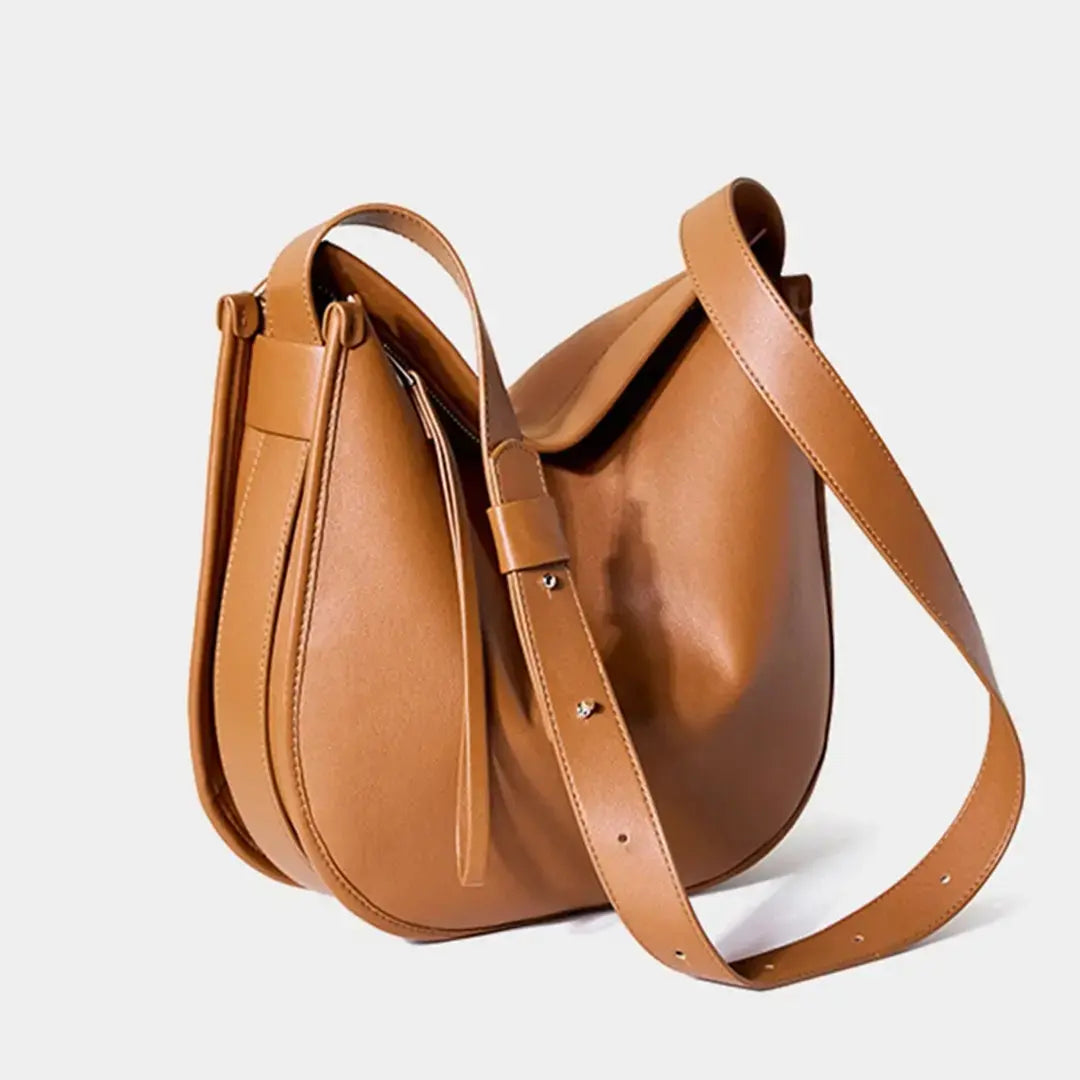 Gexo Minimalist Hobo Shoulder Bag, Adjustable Everyday Handbag