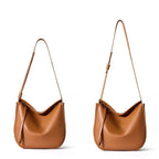 Gexo Minimalist Hobo Shoulder Bag, Adjustable Everyday Handbag
