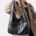 Gexo Minimalist Shoulder Tote Bag, Everyday Hobo Handbag