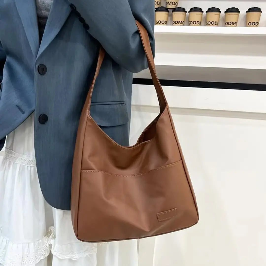 Gexo Minimalist Shoulder Tote Bag, Everyday Hobo Handbag