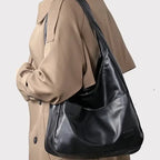Gexo Minimalist Shoulder Tote Bag, Everyday Hobo Handbag