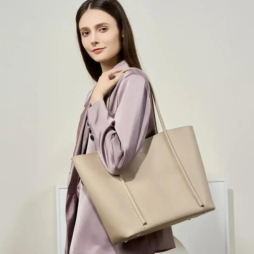 Gexo Minimalist Tote Bag, Large Everyday Shoulder Handbag