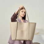 Gexo Minimalist Tote Bag, Large Everyday Shoulder Handbag