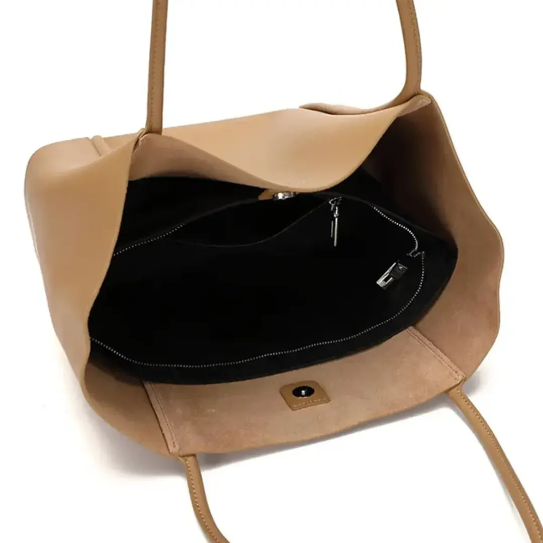 Gexo Minimalist Tote Bag, Large Everyday Shoulder Handbag