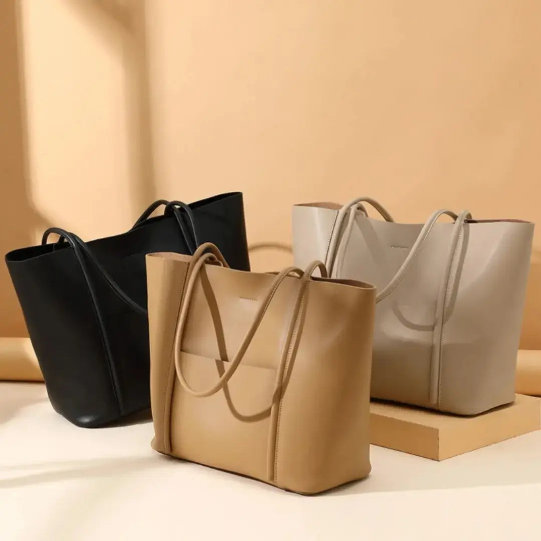 Gexo Minimalist Tote Bag, Large Everyday Shoulder Handbag
