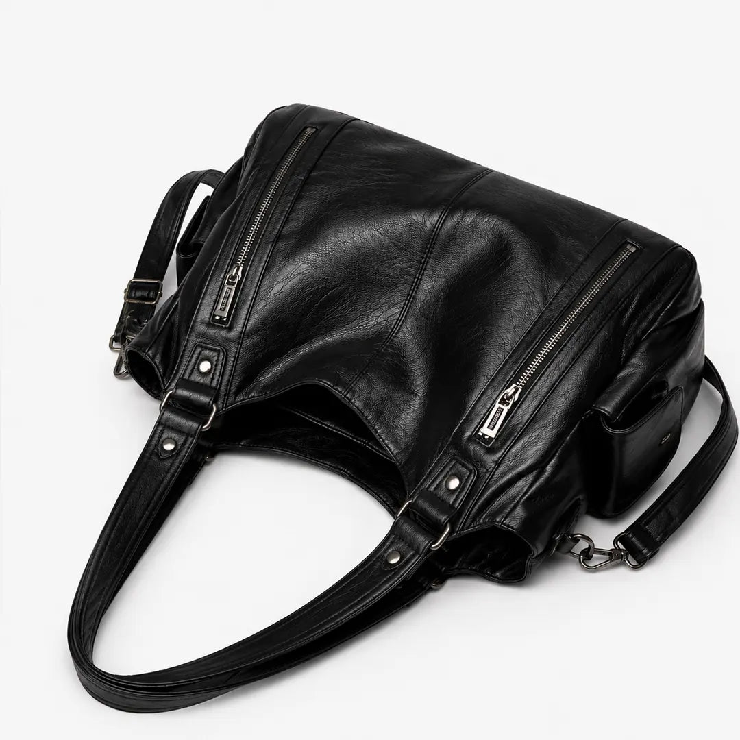 Gexo Multi Pocket Shoulder Tote Bag, Spacious Everyday Work Handbag
