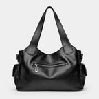 Gexo Multi Pocket Shoulder Tote Bag, Spacious Everyday Work Handbag