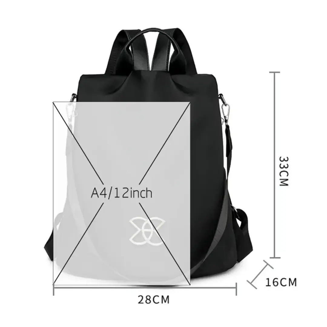 Gexo Nylon Backpack, Everyday Travel and Work Backpack