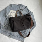 Gexo Nylon Commuter Tote Bag, Large Shoulder and Crossbody Handbag