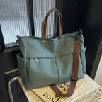 Gexo Nylon Commuter Tote Bag, Large Shoulder and Crossbody Handbag