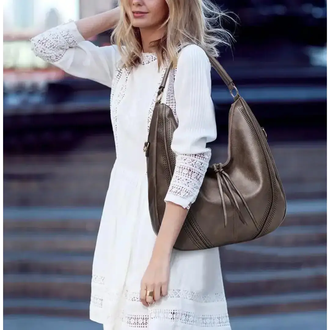 Gexo Oversized Hobo Tote Bag, Large Shoulder and Crossbody Handbag