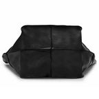 Gexo Oversized PU Leather Tote Bag, Large Everyday Shoulder Handbag