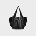 Gexo Oversized PU Leather Tote Bag, Large Everyday Shoulder Handbag
