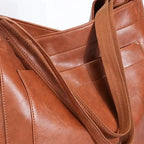 Gexo PU Leather Tote Bag for Women, Large Shoulder Handbag