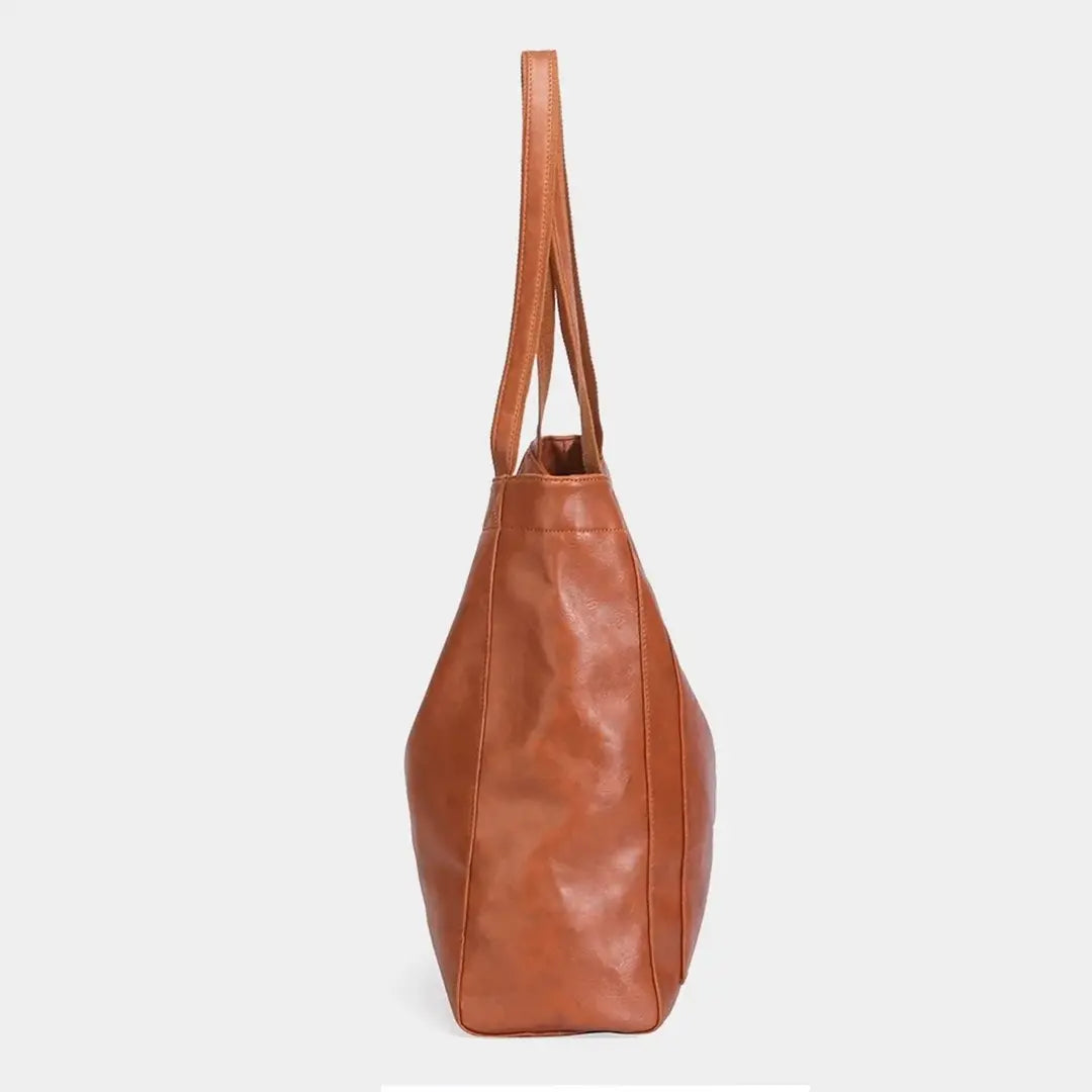 Gexo PU Leather Tote Bag for Women, Large Shoulder Handbag