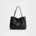 Gexo PU Leather Tote Bag with Large Capacity and Minimalist Design