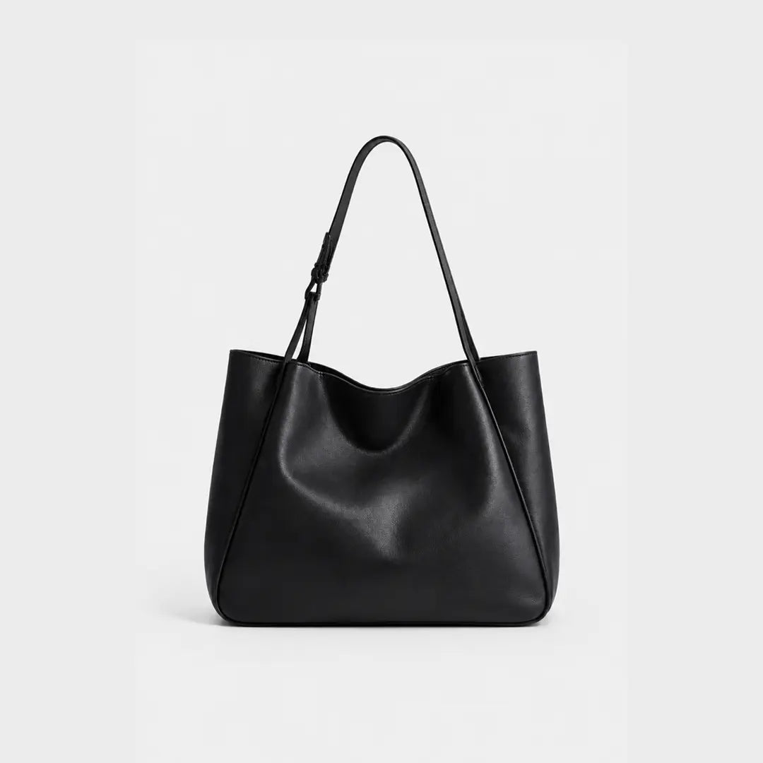 Gexo PU Leather Tote Bag with Large Capacity and Minimalist Design