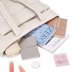 Gexo Quilted Laptop Tote Bag, Large Travel and Work Shoulder Bag