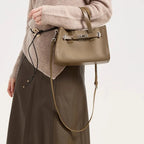 Gexo Small Structured Tote Bag, Crossbody and Top Handle Purse