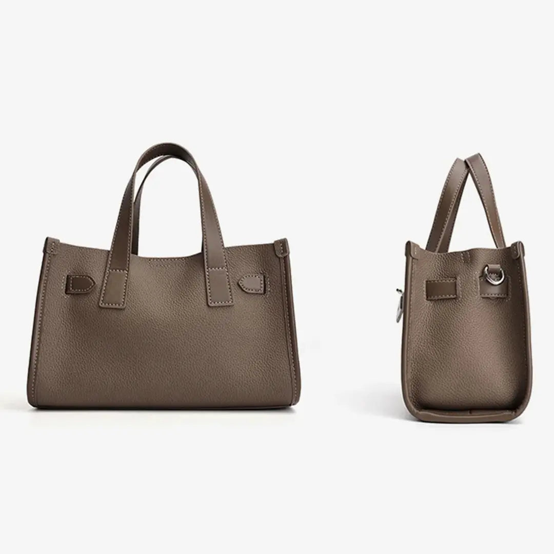 Gexo Small Structured Tote Bag, Crossbody and Top Handle Purse