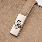 Gexo Structured Top Handle Tote Bag, Compact Everyday Handbag