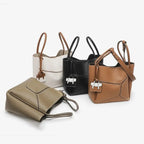 Gexo Structured Tote Bag, Shoulder and Crossbody Handbag