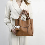 Gexo Structured Tote Bag, Shoulder and Crossbody Handbag