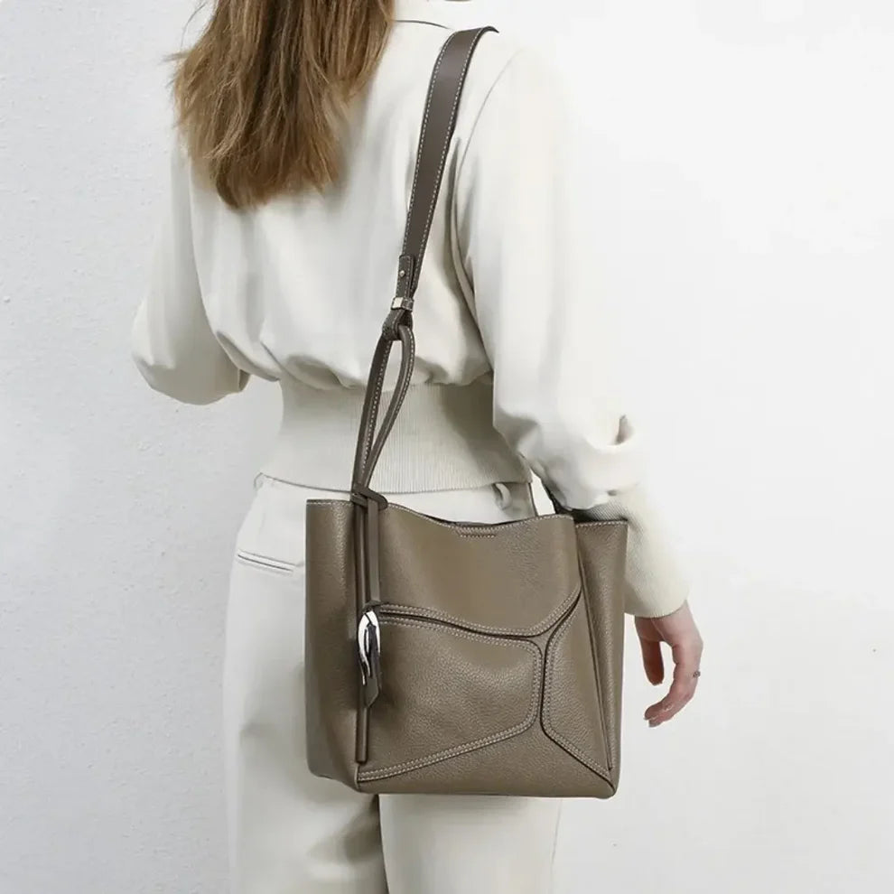 Gexo Structured Tote Bag, Shoulder and Crossbody Handbag