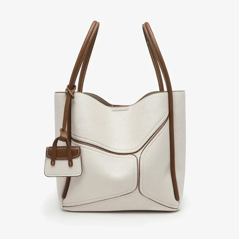 Gexo Structured Tote Bag, Shoulder and Crossbody Handbag
