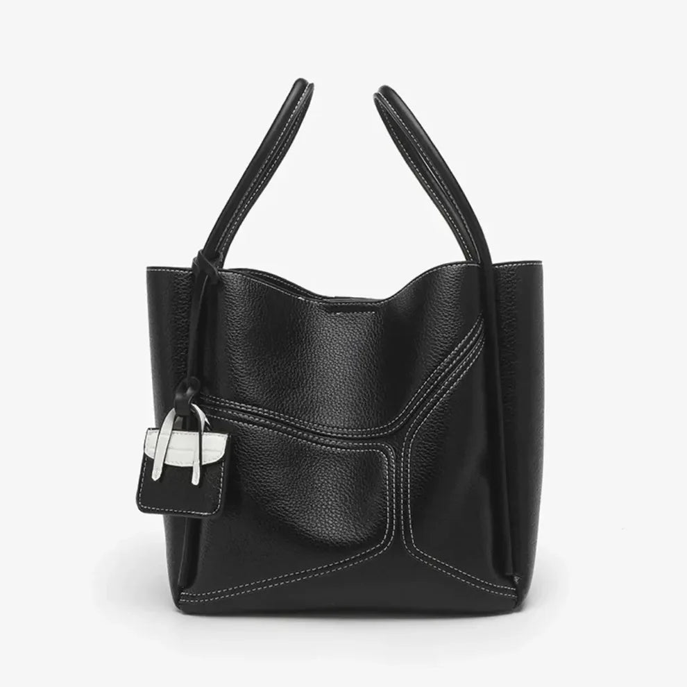 Gexo Structured Tote Bag, Shoulder and Crossbody Handbag