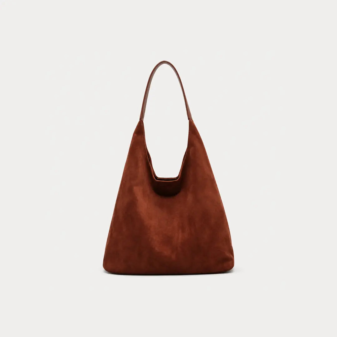 Gexo Suede Shoulder Tote Bag, Large Everyday Hobo Handbag