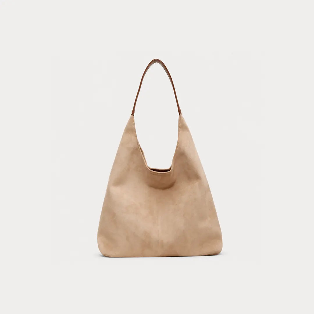 Gexo Suede Shoulder Tote Bag, Large Everyday Hobo Handbag