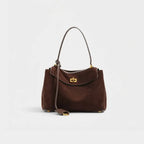 Gexo Suede Tote Bag, Shoulder and Frosted Cowhide Crossbody Handbag