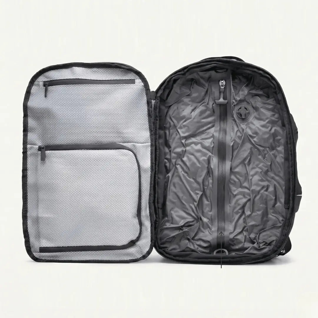 Gexo Travel Backpack with Vacuum Compression, Expandable Storage and Anti-Theft Design