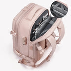 Gexo Travel Backpack with Vacuum Compression, Expandable Storage and Anti-Theft Design