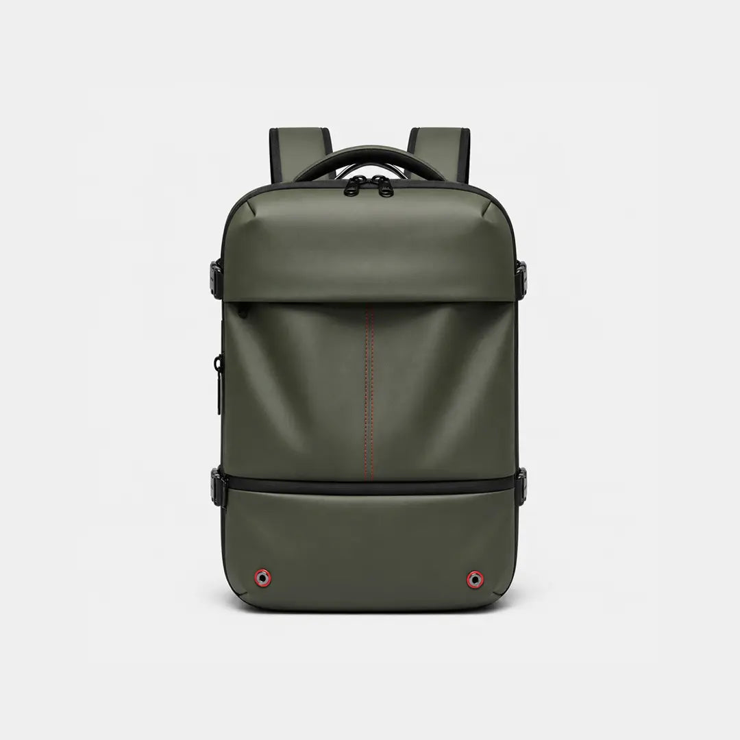 Gexo Travel Backpack with Vacuum Compression, Expandable Storage and Anti-Theft Design