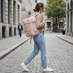 Gexo Travel Backpack with Vacuum Compression, Expandable Storage and Anti-Theft Design
