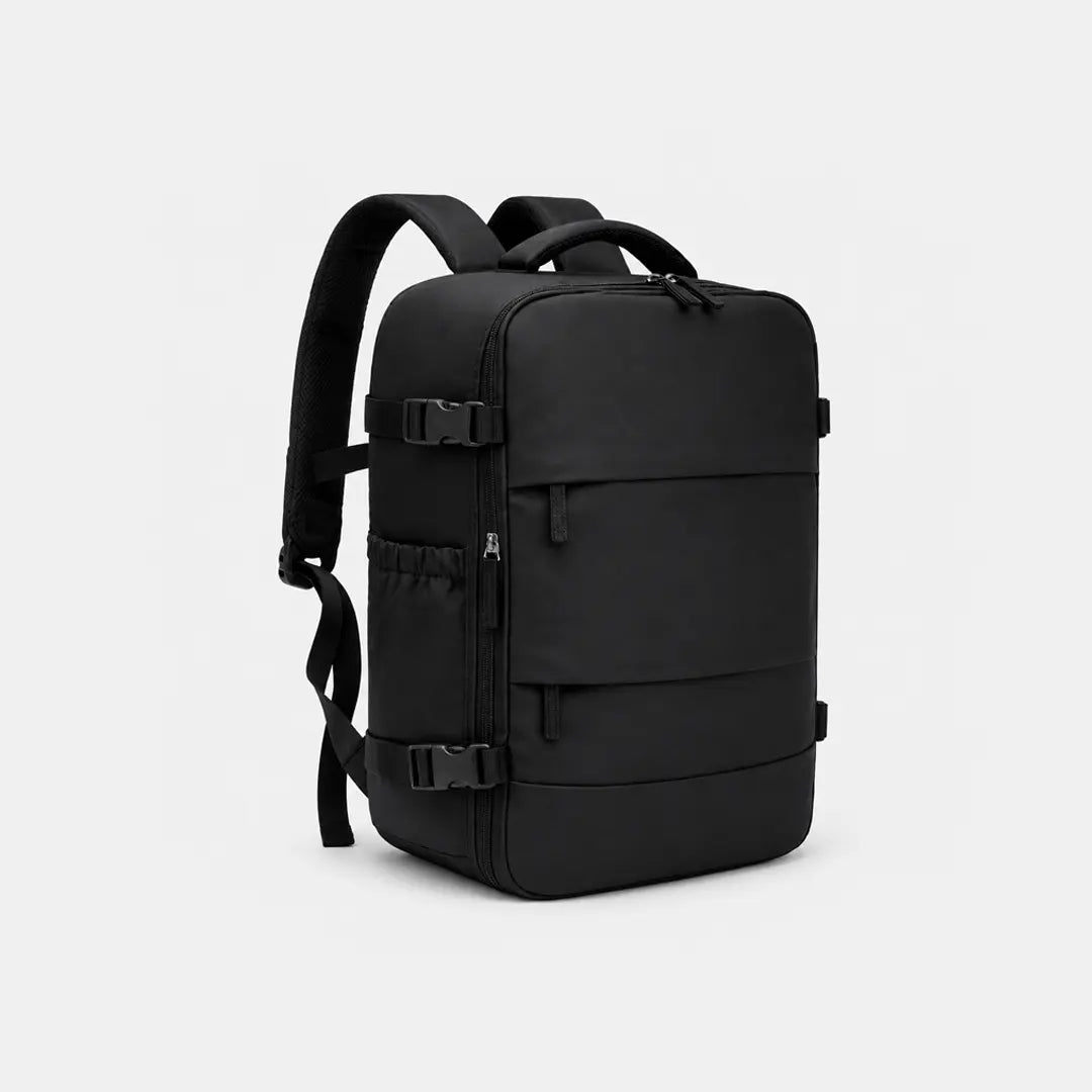 Gexo Vacuum Compression Travel Backpack 35L, Expandable Cabin 16-inch Laptop