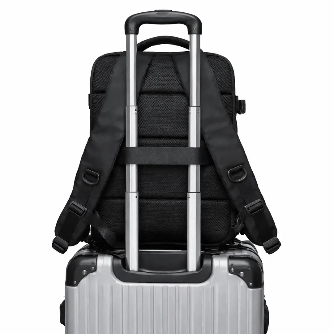 Gexo Vacuum Compression Travel Backpack 35L, Expandable Cabin 16-inch Laptop
