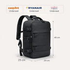 Gexo Vacuum Compression Travel Backpack 35L, Expandable Cabin 16-inch Laptop