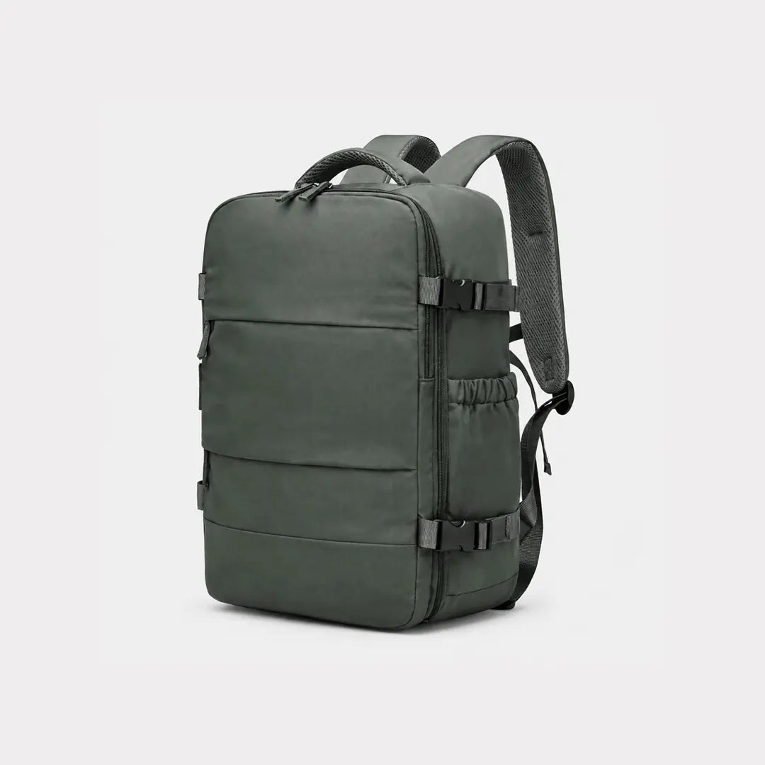 Gexo Vacuum Compression Travel Backpack 35L, Expandable Cabin 16-inch Laptop