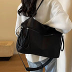 Gexo Vintage Nylon Shoulder Bag with Waterproof Protection and Large Capacity
