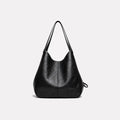 Gexo Vintage PU Leather Black Shoulder Bag for Timeless Everyday Style