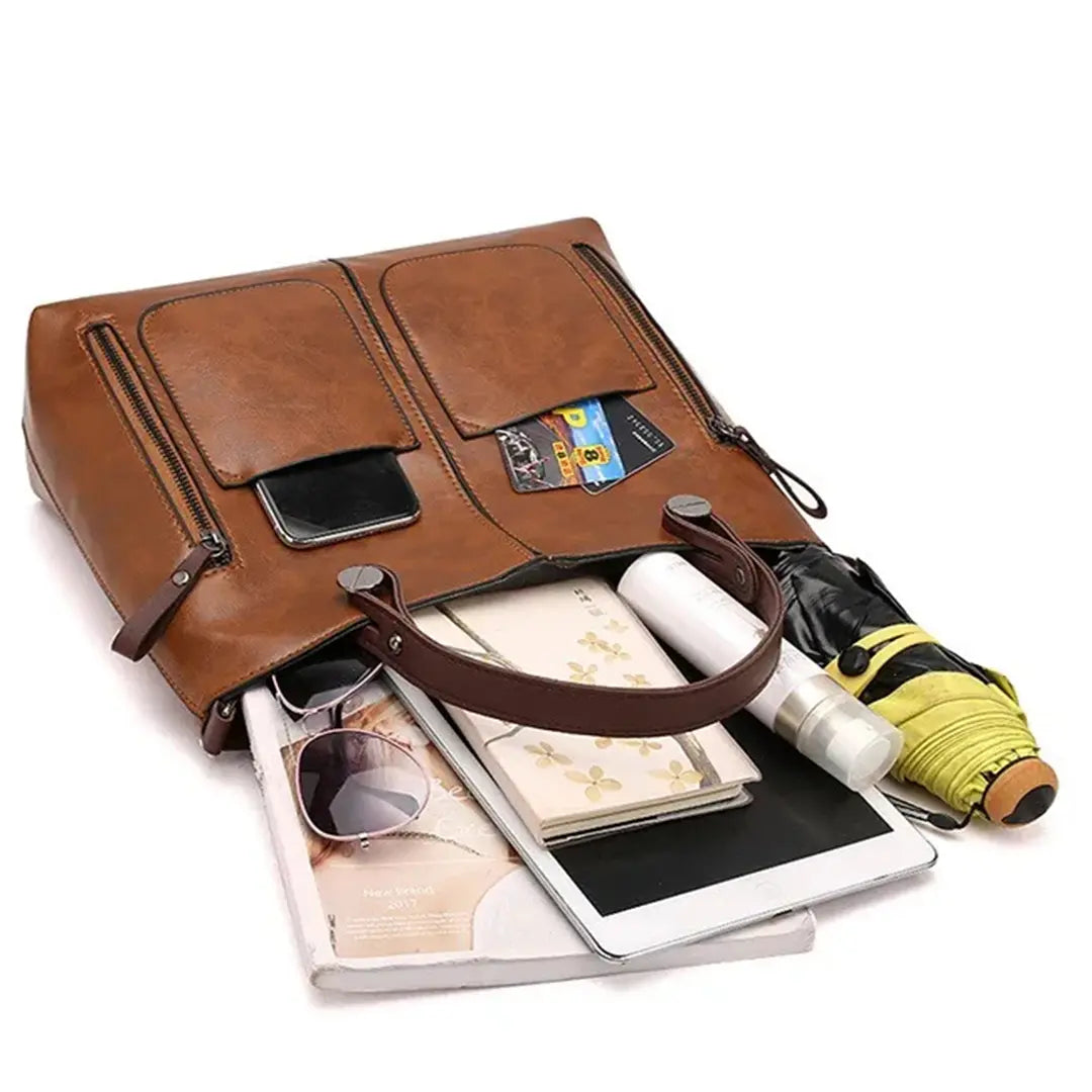 Gexo Vintage Tote Bag, Crossbody and Shoulder Handbag