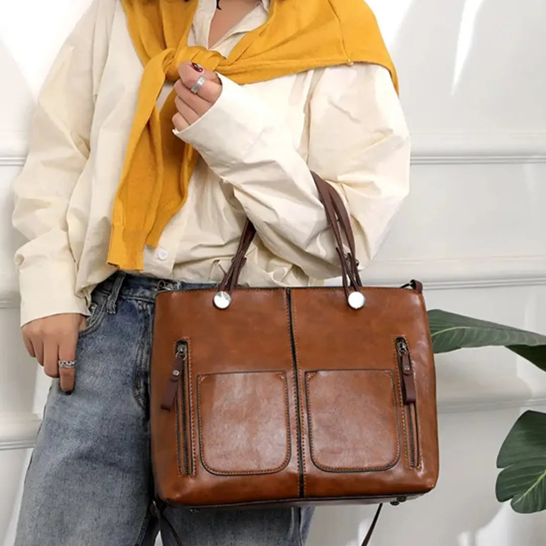 Gexo Vintage Tote Bag, Crossbody and Shoulder Handbag