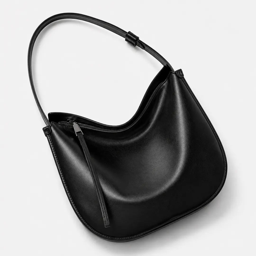Gexo Genuine Cowhide Leather Hobo Bag - Soft Leather - 1